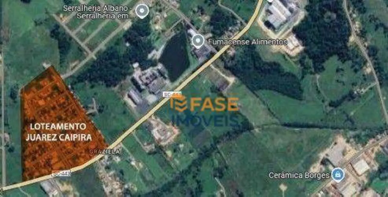 Foto 2 de Terreno / Lote à venda, 392m2 em Morro Da Fumaca - SC