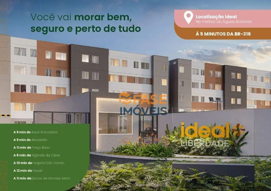 Apartamento com 2 quartos à venda, 37m2 em Águas Brancas, Ananindeua - PA - imagem 1 Foto 1 de Apartamento com 2 quartos à venda, 37m2 em Águas Brancas, Ananindeua - PA