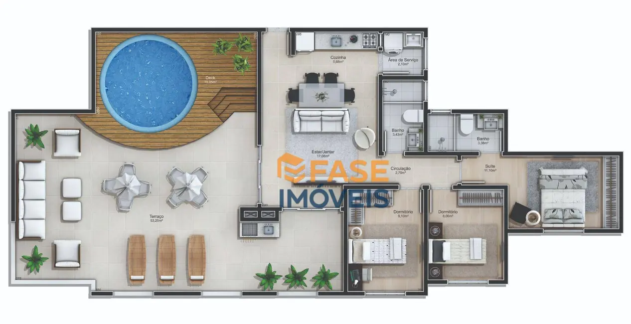 Foto 9 de Apartamento com 3 quartos à venda, 156m2 em Agronômica, Florianopolis - SC