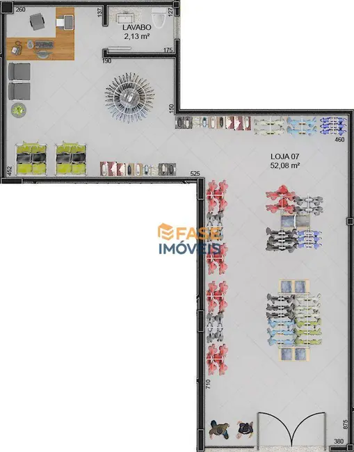 Loja à venda, 59m2 em Vera Cruz, Criciuma - SC - imagem 3 Foto 3 de Loja à venda, 59m2 em Vera Cruz, Criciuma - SC