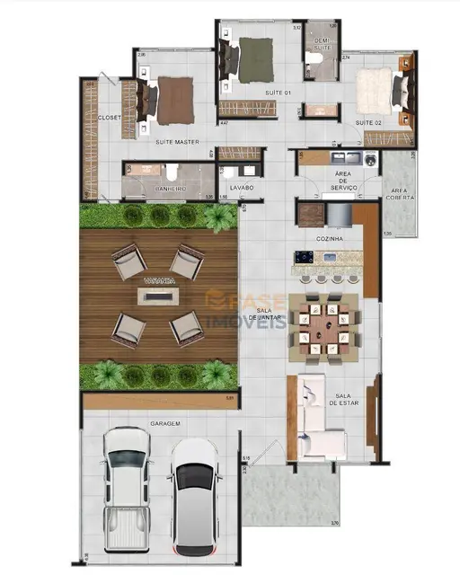 Foto 9 de Casa de Condomínio com 3 quartos à venda, 643m2 em São Simão, Criciuma - SC