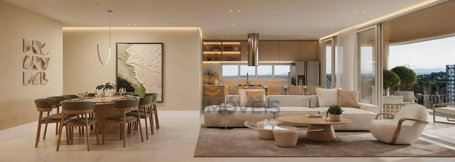 Foto 3 de Apartamento com 4 quartos à venda, 240m2 em Centro, Criciuma - SC