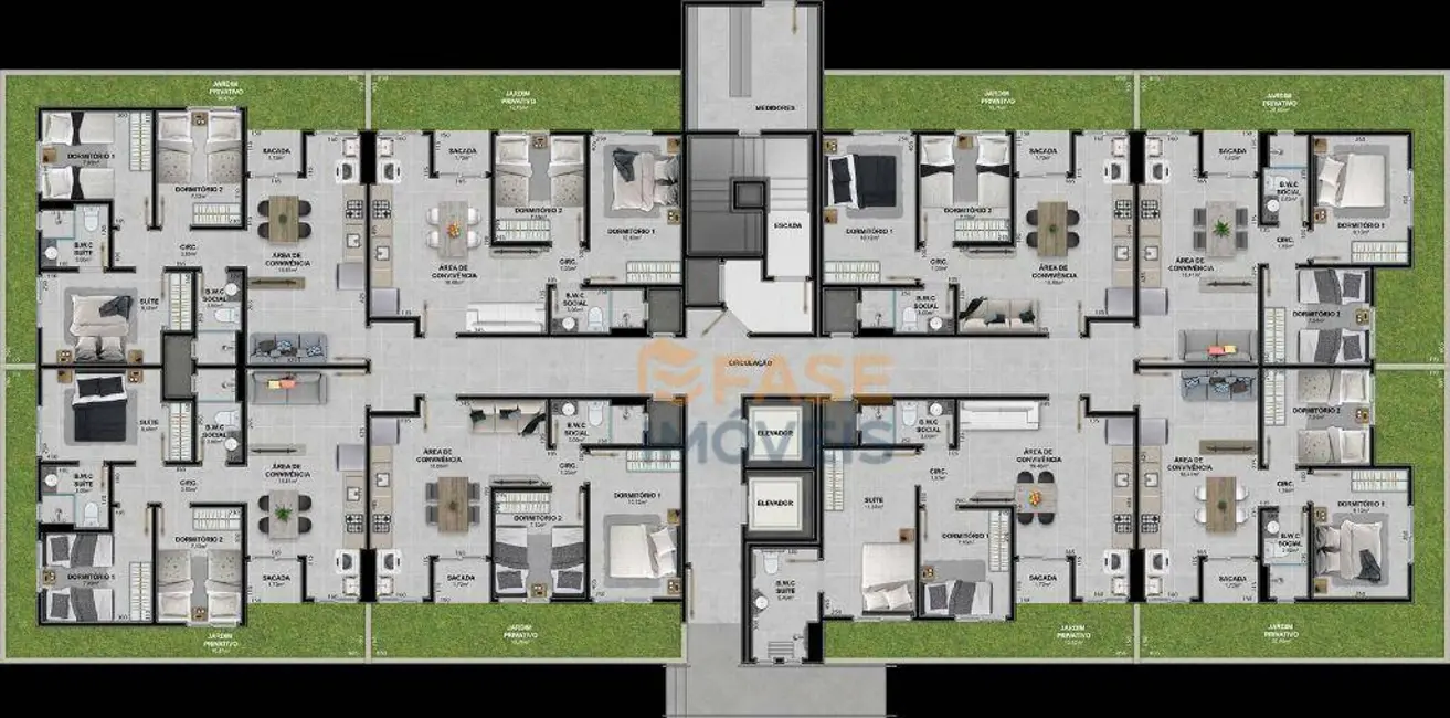 Foto 5 de Apartamento com 2 quartos à venda, 50m2 em Santo Antônio, Criciuma - SC