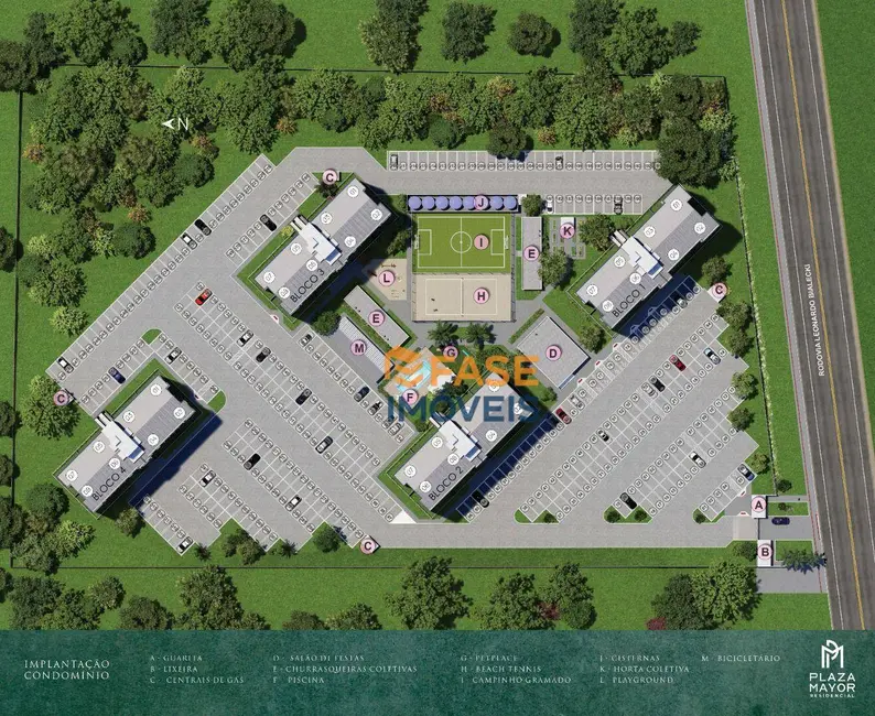 Foto 4 de Apartamento com 2 quartos à venda, 46m2 em Linha Batista, Criciuma - SC