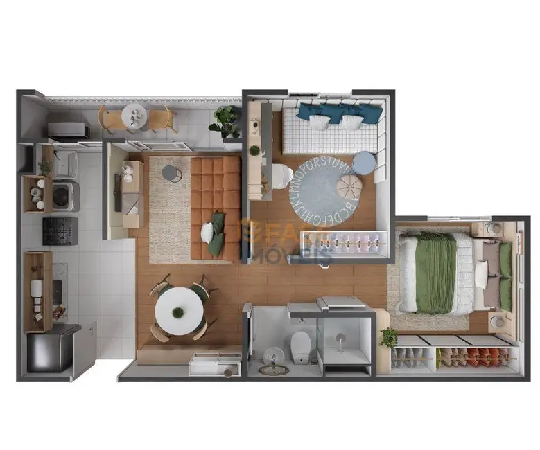 Apartamento com 2 quartos à venda, 43m2 em Águas Lindas, Ananindeua - PA - imagem 2 Foto 2 de Apartamento com 2 quartos à venda, 43m2 em Águas Lindas, Ananindeua - PA
