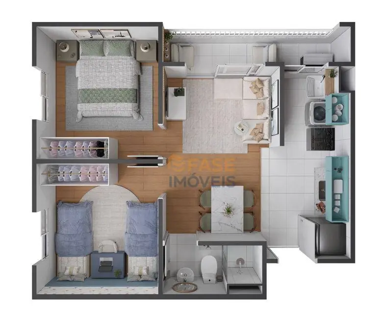 Apartamento com 2 quartos à venda, 43m2 em Águas Lindas, Ananindeua - PA - imagem 3 Foto 3 de Apartamento com 2 quartos à venda, 43m2 em Águas Lindas, Ananindeua - PA