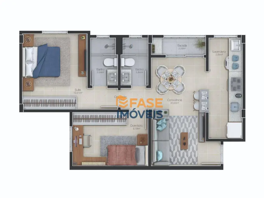 Foto 5 de Sala Comercial à venda, 139m2 em Criciuma - SC