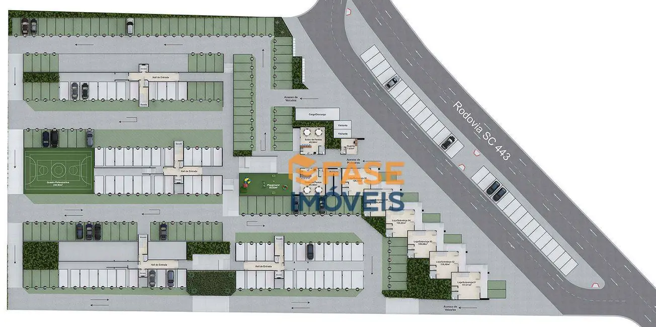 Foto 4 de Sala Comercial à venda, 139m2 em Criciuma - SC