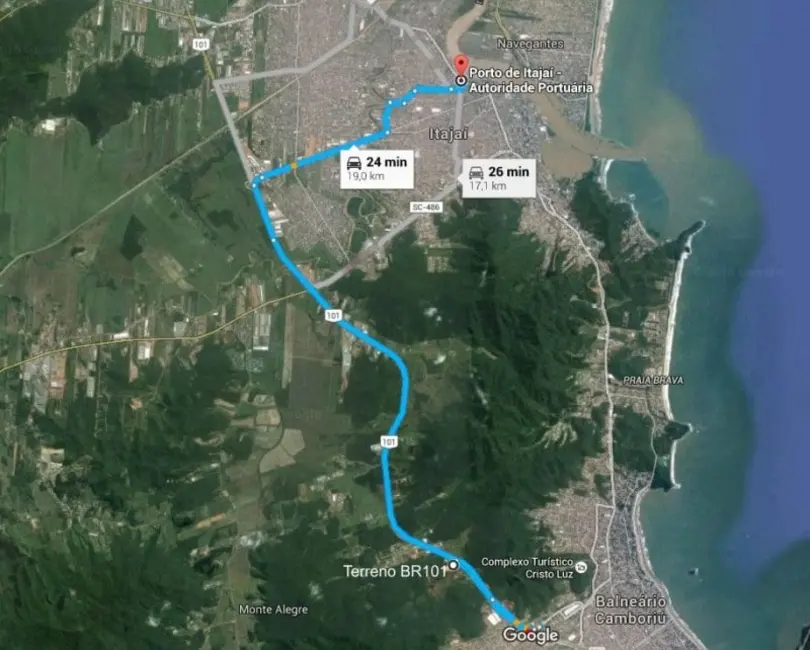 Foto 3 de Terreno / Lote à venda, 50000m2 em Camboriu - SC