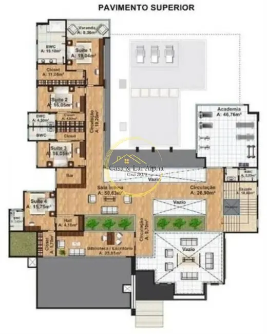 Foto 2 de Casa com 5 quartos à venda, 400m2 em Tamboré, Barueri - SP