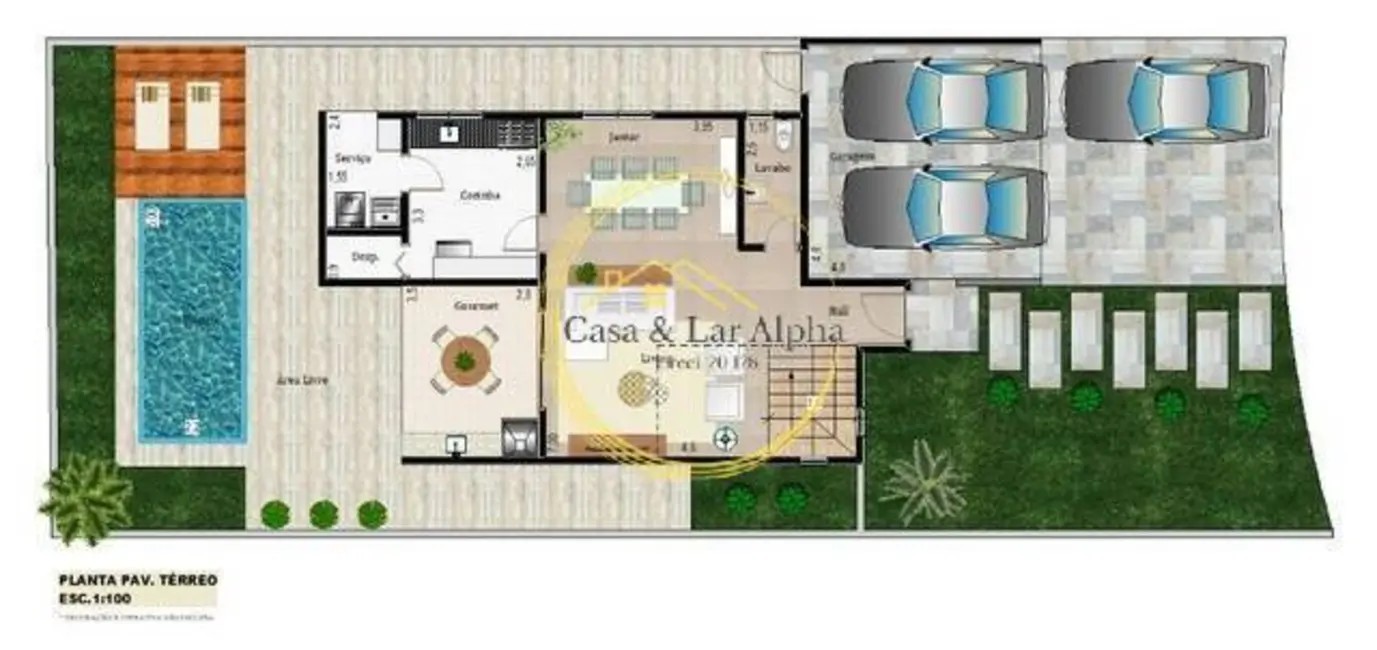 Casa com 4 quartos à venda, 210m2 em Alphaville, Santana De Parnaiba - SP - imagem 2 Foto 2 de Casa com 4 quartos à venda, 210m2 em Alphaville, Santana De Parnaiba - SP