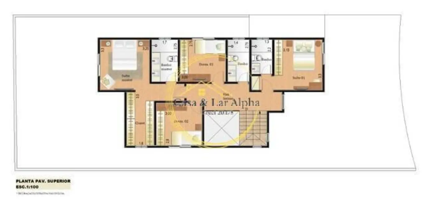 Casa com 4 quartos à venda, 210m2 em Alphaville, Santana De Parnaiba - SP - imagem 3 Foto 3 de Casa com 4 quartos à venda, 210m2 em Alphaville, Santana De Parnaiba - SP