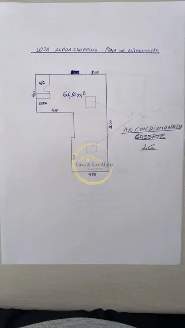 Sala Comercial para alugar, 61m2 em Barueri - SP - imagem 3 Foto 3 de Sala Comercial para alugar, 61m2 em Barueri - SP