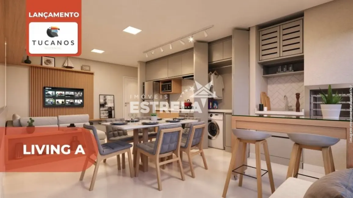 Foto 2 de Apartamento com 2 quartos à venda, 50m2 em Lageado, Cotia - SP