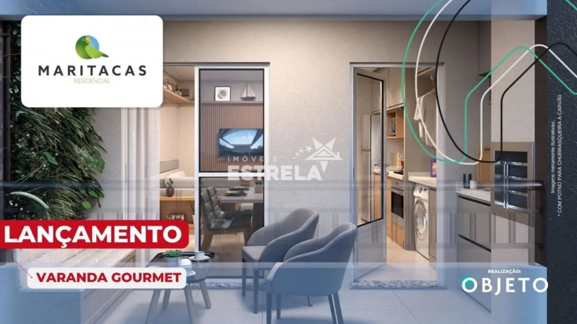 Foto 4 de Apartamento com 2 quartos à venda, 50m2 em Lageado, Cotia - SP