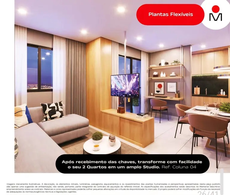 Apartamento com 2 quartos à venda, 60m2 em Coqueiral de Itaparica, Vila Velha - ES - imagem 2 Foto 2 de Apartamento com 2 quartos à venda, 60m2 em Coqueiral de Itaparica, Vila Velha - ES