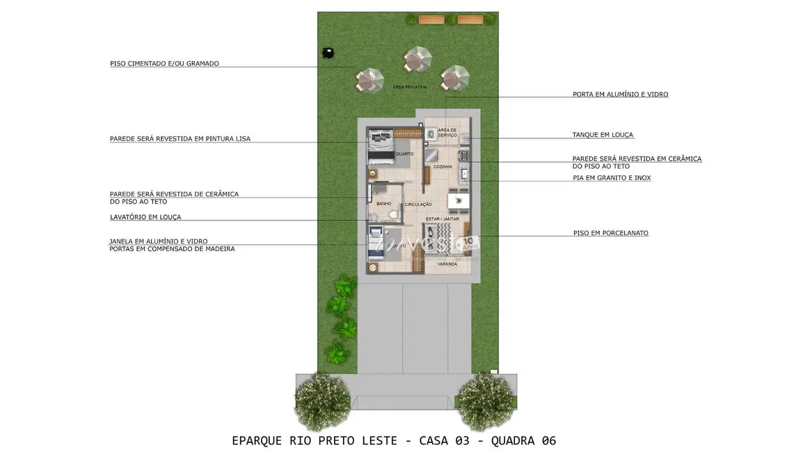 Foto 7 de Casa com 2 quartos à venda, 200m2 em Jardim Leste, Sao Jose Do Rio Preto - SP