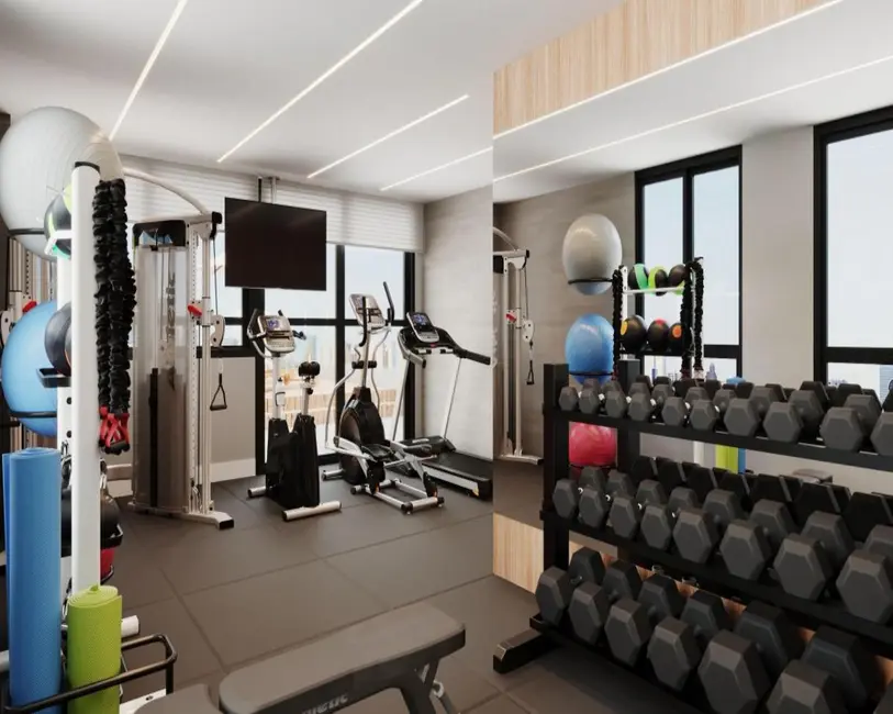 Foto 5 de Apartamento com 1 quarto à venda, 34m2 em Cabral, Curitiba - PR