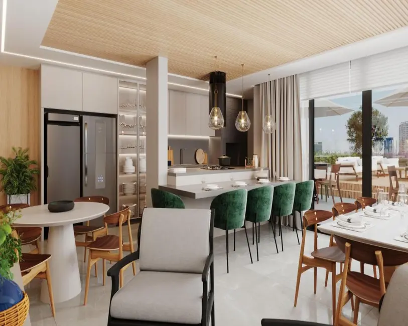 Foto 6 de Apartamento com 1 quarto à venda, 34m2 em Cabral, Curitiba - PR