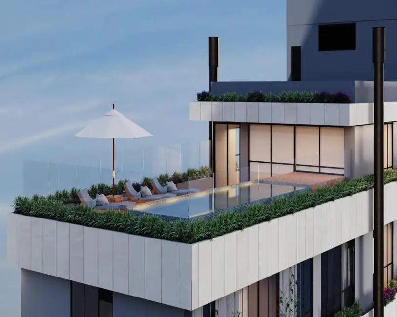 Foto 8 de Apartamento com 1 quarto à venda, 34m2 em Cabral, Curitiba - PR