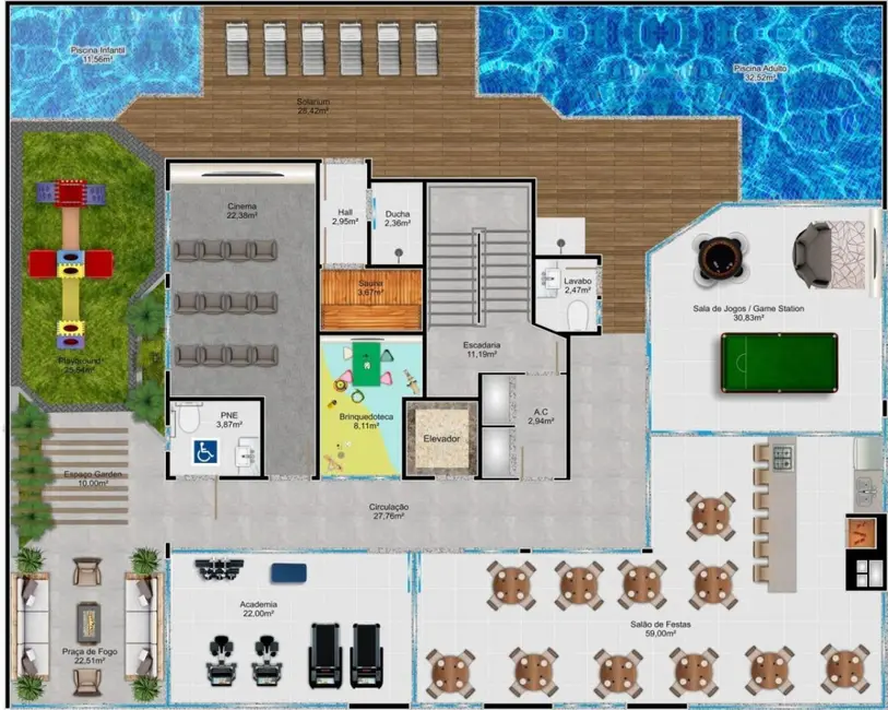 Foto 6 de Apartamento com 5 quartos à venda, 126m2 em Porto Belo - SC