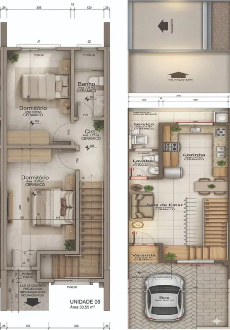 Foto 3 de Casa com 2 quartos à venda, 73m2 em Serra Alta, Sao Bento Do Sul - SC