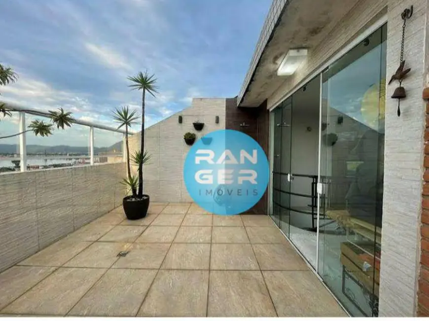 Foto 9 de Apartamento com 3 quartos à venda, 215m2 em Estuário, Santos - SP