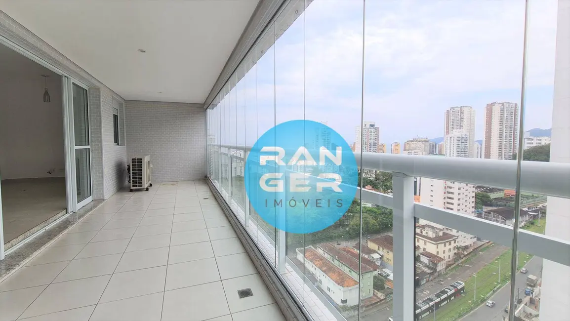 Foto 1 de Apartamento com 3 quartos à venda e para alugar, 131m2 em Marapé, Santos - SP