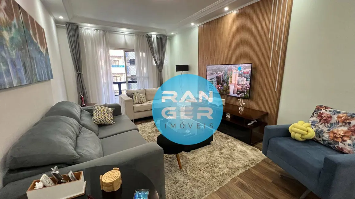 Foto 1 de Apartamento com 3 quartos à venda, 136m2 em Ocian, Praia Grande - SP