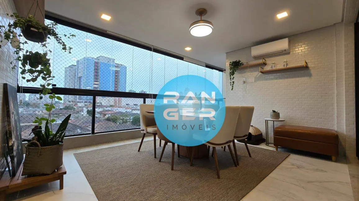 Foto 2 de Apartamento com 3 quartos à venda, 120m2 em Aparecida, Santos - SP