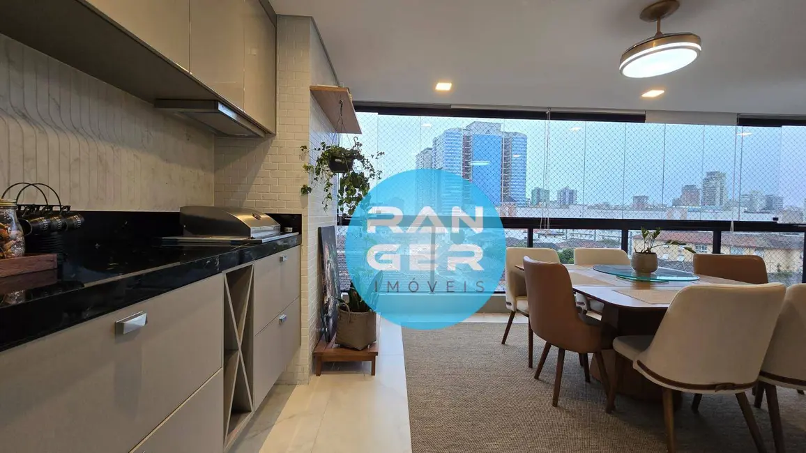 Foto 3 de Apartamento com 3 quartos à venda, 120m2 em Aparecida, Santos - SP