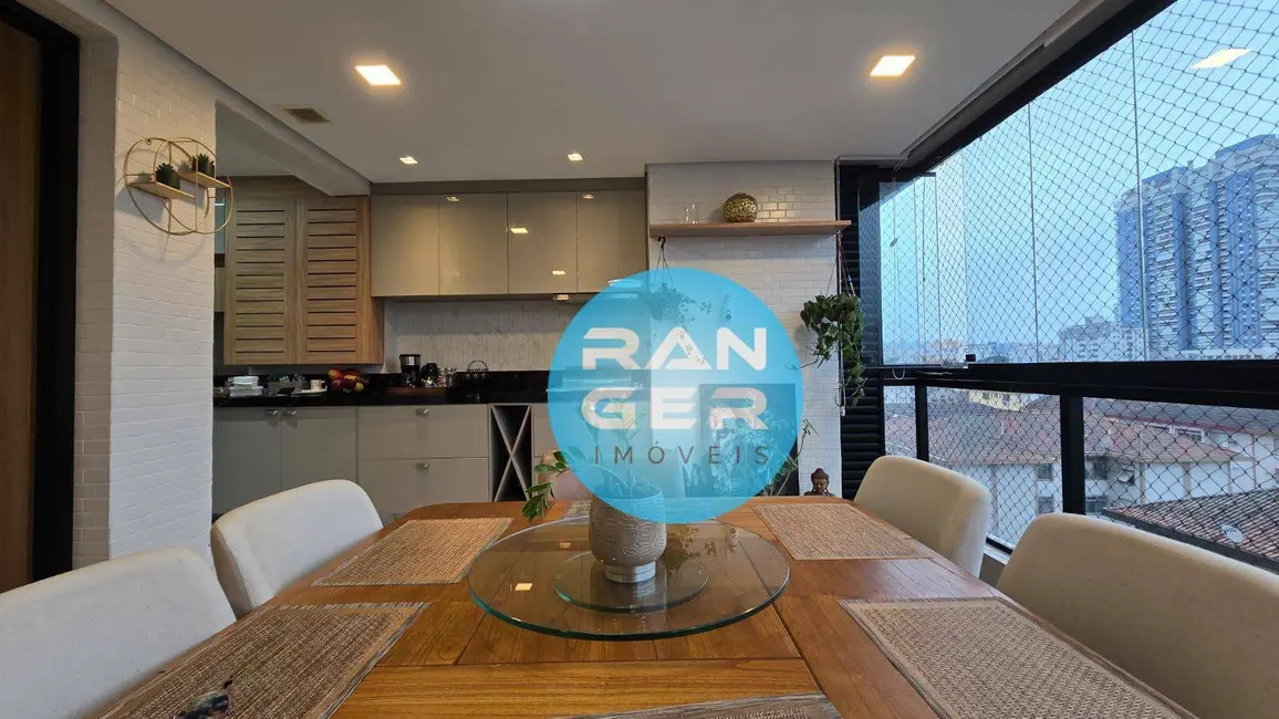 Foto 7 de Apartamento com 3 quartos à venda, 120m2 em Aparecida, Santos - SP