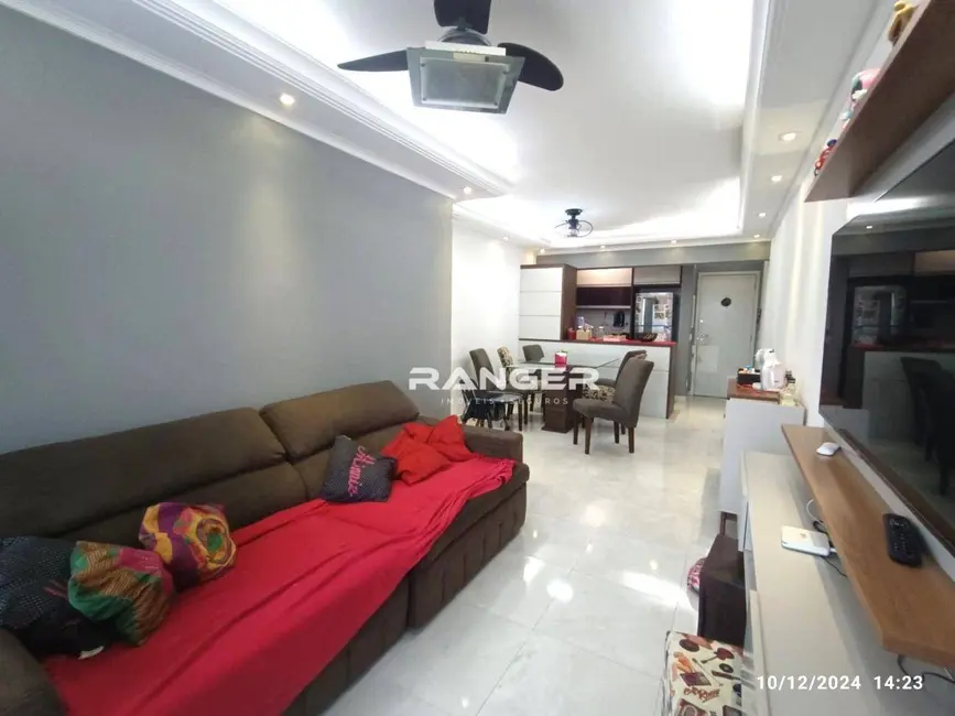 Foto 9 de Apartamento com 3 quartos para alugar, 87m2 em Macuco, Santos - SP