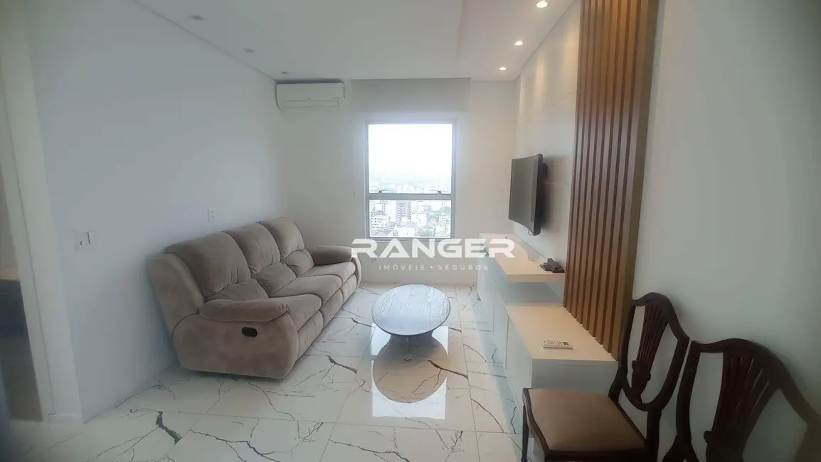 Foto 1 de Apartamento com 2 quartos para alugar, 74m2 em Embaré, Santos - SP