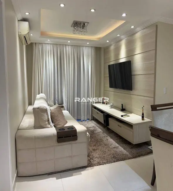 Foto 3 de Apartamento com 2 quartos à venda, 58m2 em Morro Nova Cintra, Santos - SP