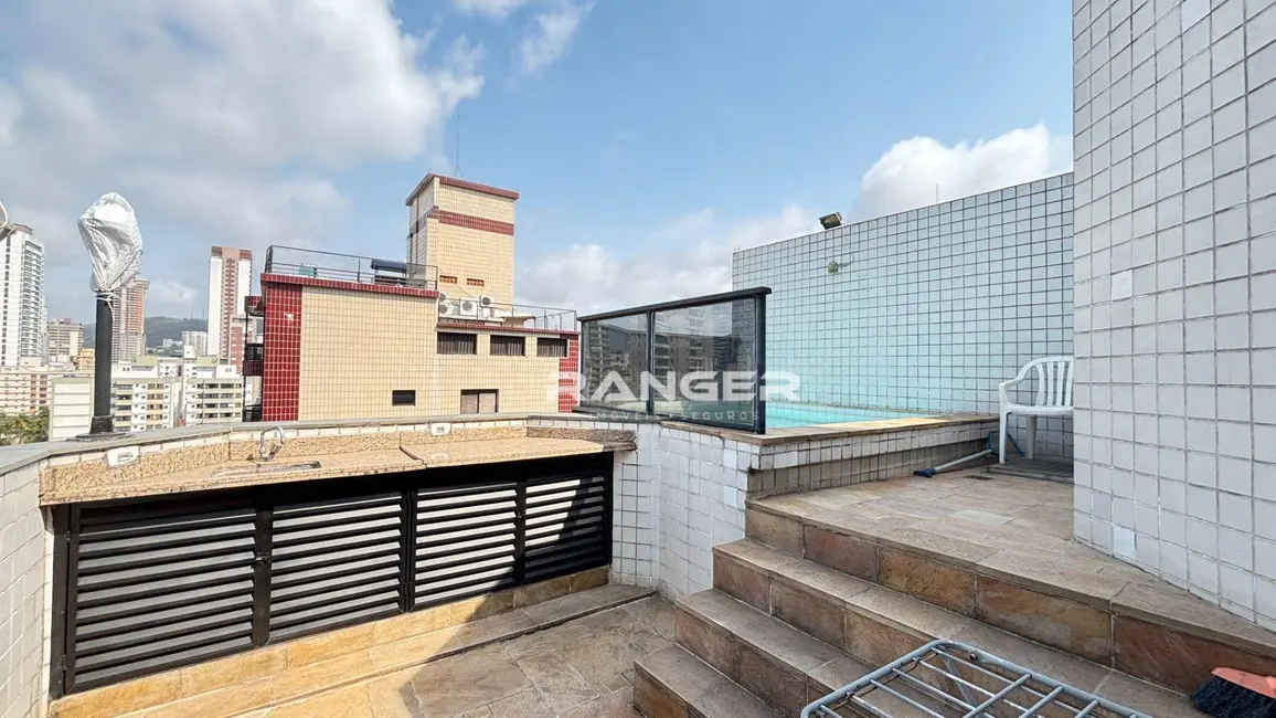 Foto 4 de Cobertura com 1 quarto à venda, 120m2 em Gonzaga, Santos - SP