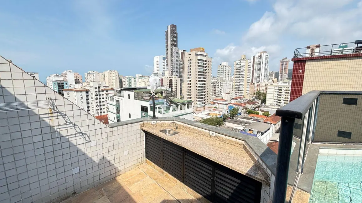Foto 3 de Cobertura com 1 quarto à venda, 120m2 em Gonzaga, Santos - SP