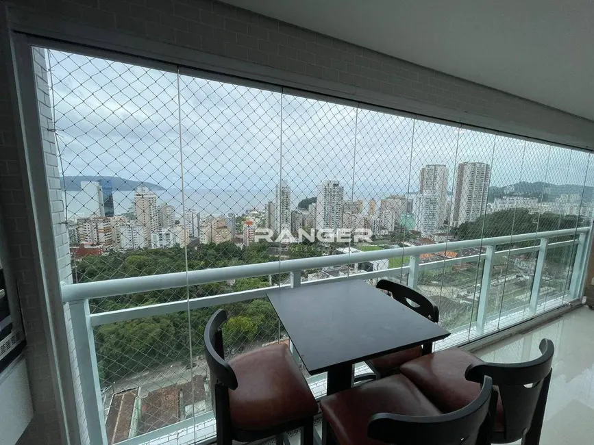 Foto 1 de Apartamento com 3 quartos à venda e para alugar, 98m2 em Marapé, Santos - SP