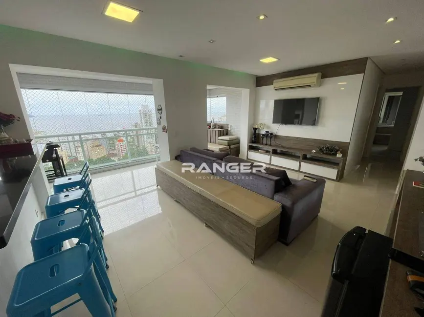 Apartamento com 3 quartos à venda e para alugar, 98m2 em Marapé, Santos - SP - imagem 4 Foto 4 de Apartamento com 3 quartos à venda e para alugar, 98m2 em Marapé, Santos - SP