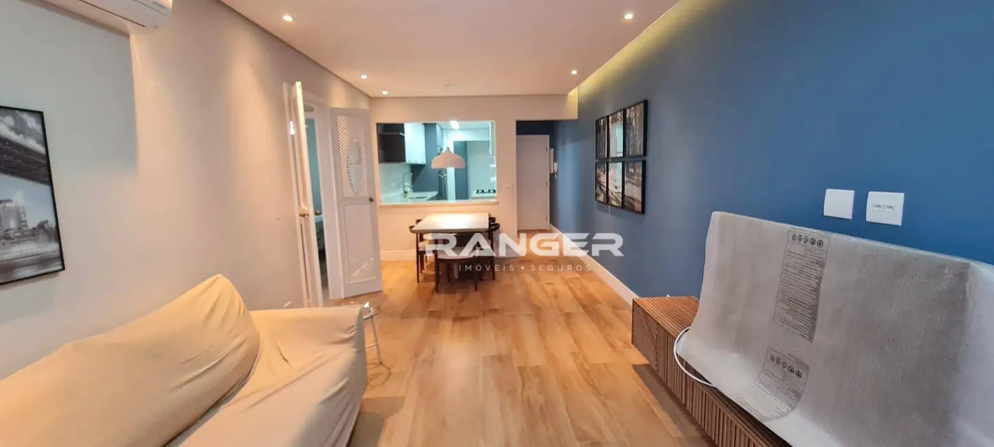 Foto 1 de Apartamento com 3 quartos para alugar, 80m2 em José Menino, Santos - SP