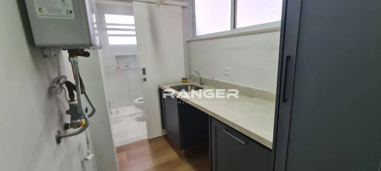 Foto 6 de Apartamento com 3 quartos para alugar, 80m2 em José Menino, Santos - SP