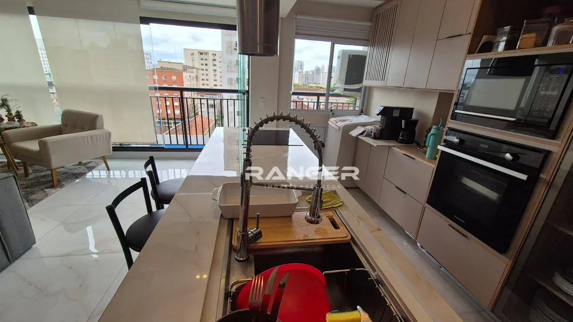 Foto 9 de Apartamento com 3 quartos à venda, 84m2 em Marapé, Santos - SP