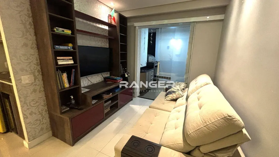 Foto 6 de Apartamento com 2 quartos para alugar, 85m2 em Marapé, Santos - SP