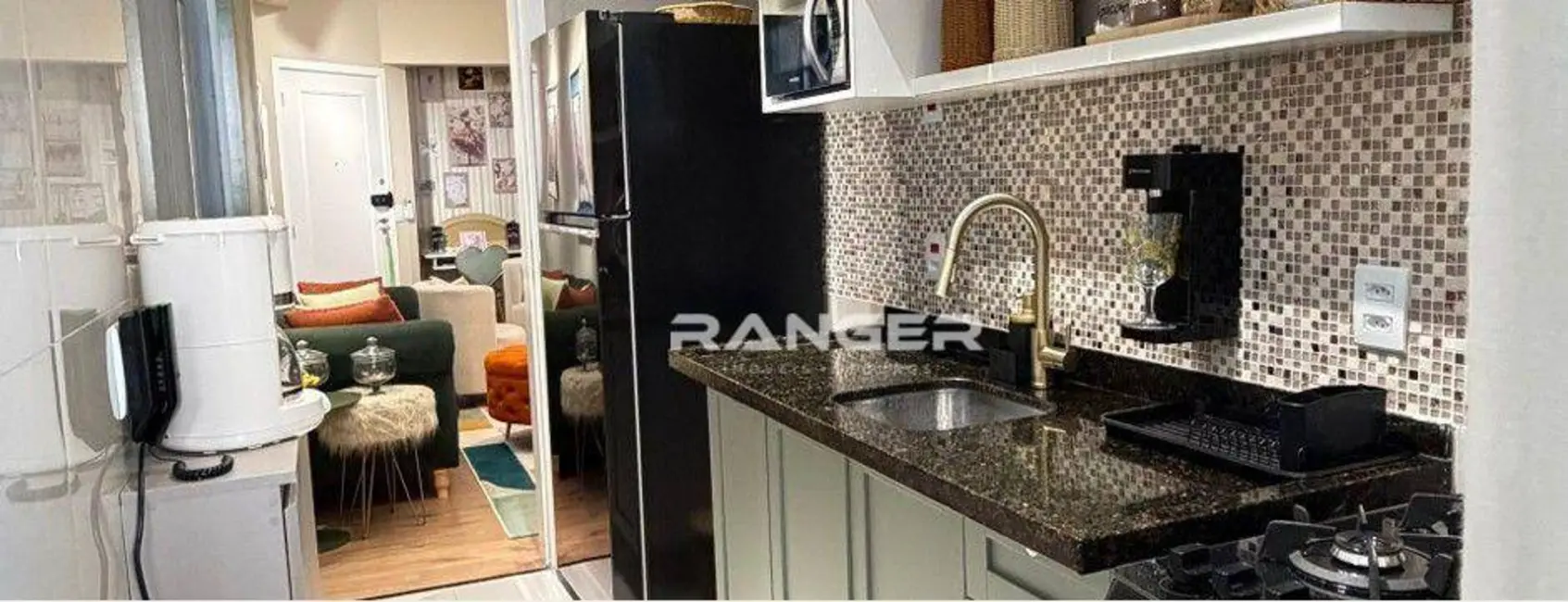 Foto 6 de Apartamento com 3 quartos para alugar, 84m2 em Marapé, Santos - SP