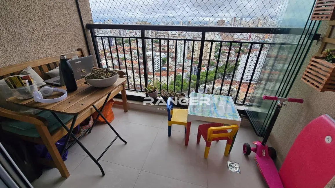 Foto 4 de Apartamento com 2 quartos à venda, 64m2 em Marapé, Santos - SP