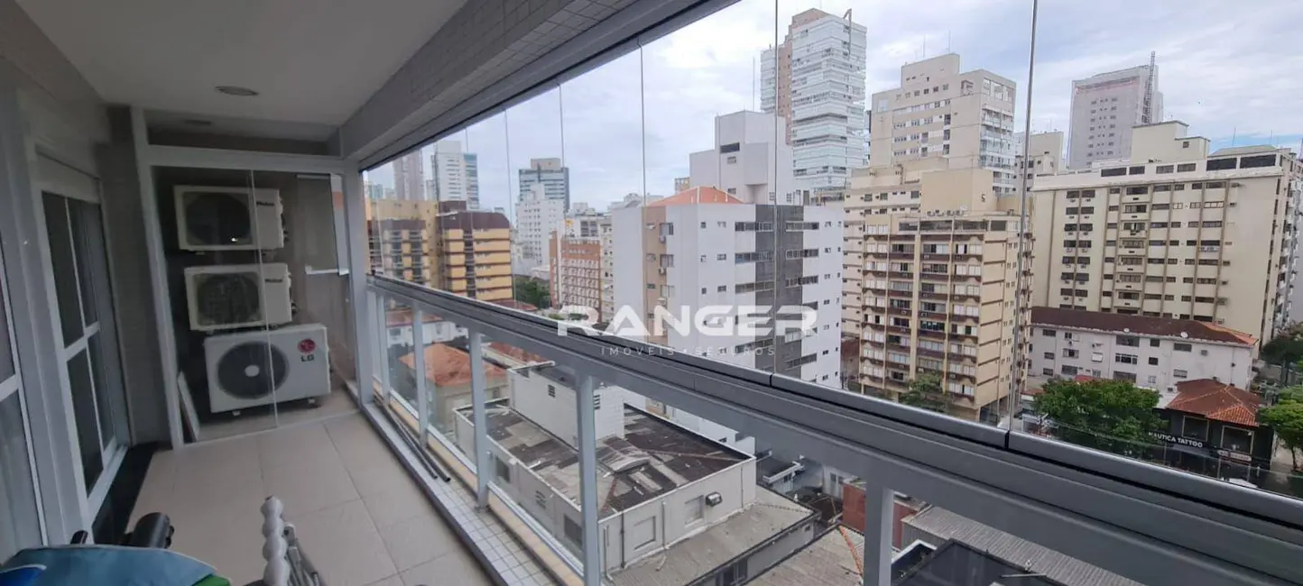 Foto 5 de Apartamento com 2 quartos para alugar, 80m2 em Gonzaga, Santos - SP