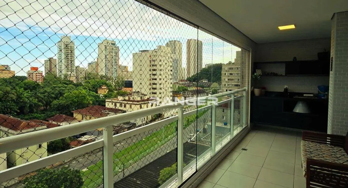 Foto 9 de Apartamento com 3 quartos à venda, 98m2 em Marapé, Santos - SP