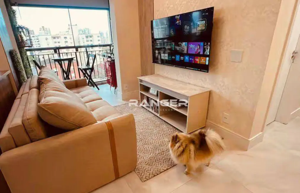 Foto 5 de Apartamento com 2 quartos para alugar, 63m2 em Marapé, Santos - SP