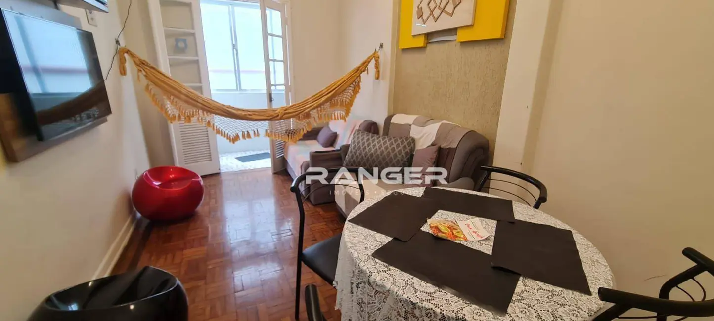 Foto 1 de Apartamento com 1 quarto à venda, 50m2 em Marapé, Santos - SP