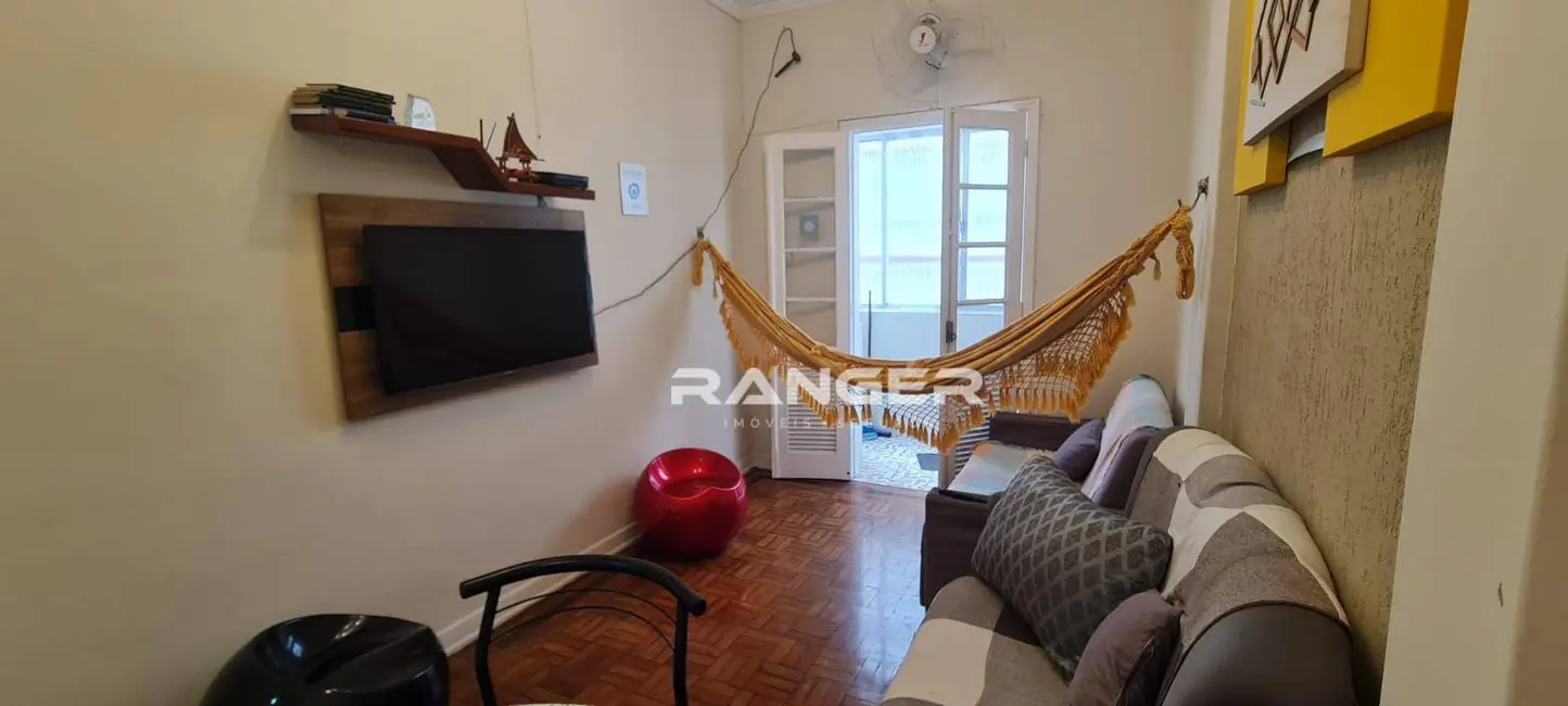 Foto 3 de Apartamento com 1 quarto à venda, 50m2 em Marapé, Santos - SP